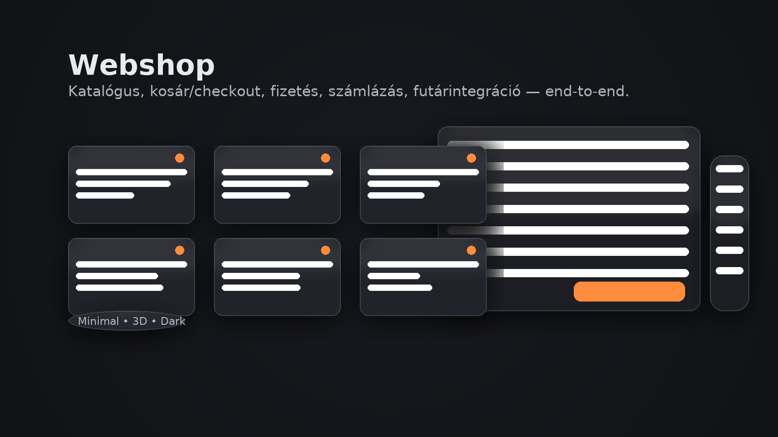 Webshop illusztráció